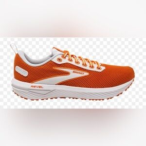 Brooks Orange and White Athletic Shoes